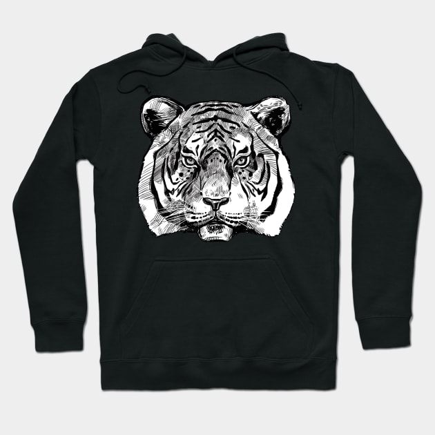 Tiger Hoodie by edwardecho